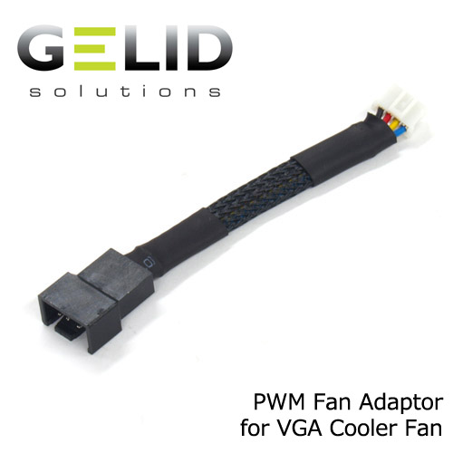 サイズ　【GELID】PWM Fan Adaptor for VGA Cooler Fan