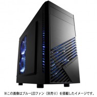 アクリル窓はありませんがLED搭載ファンを使用すればスタイリッシュなルックスに。