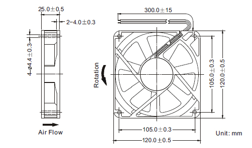 X-FAN RDL1225BL(12LN)